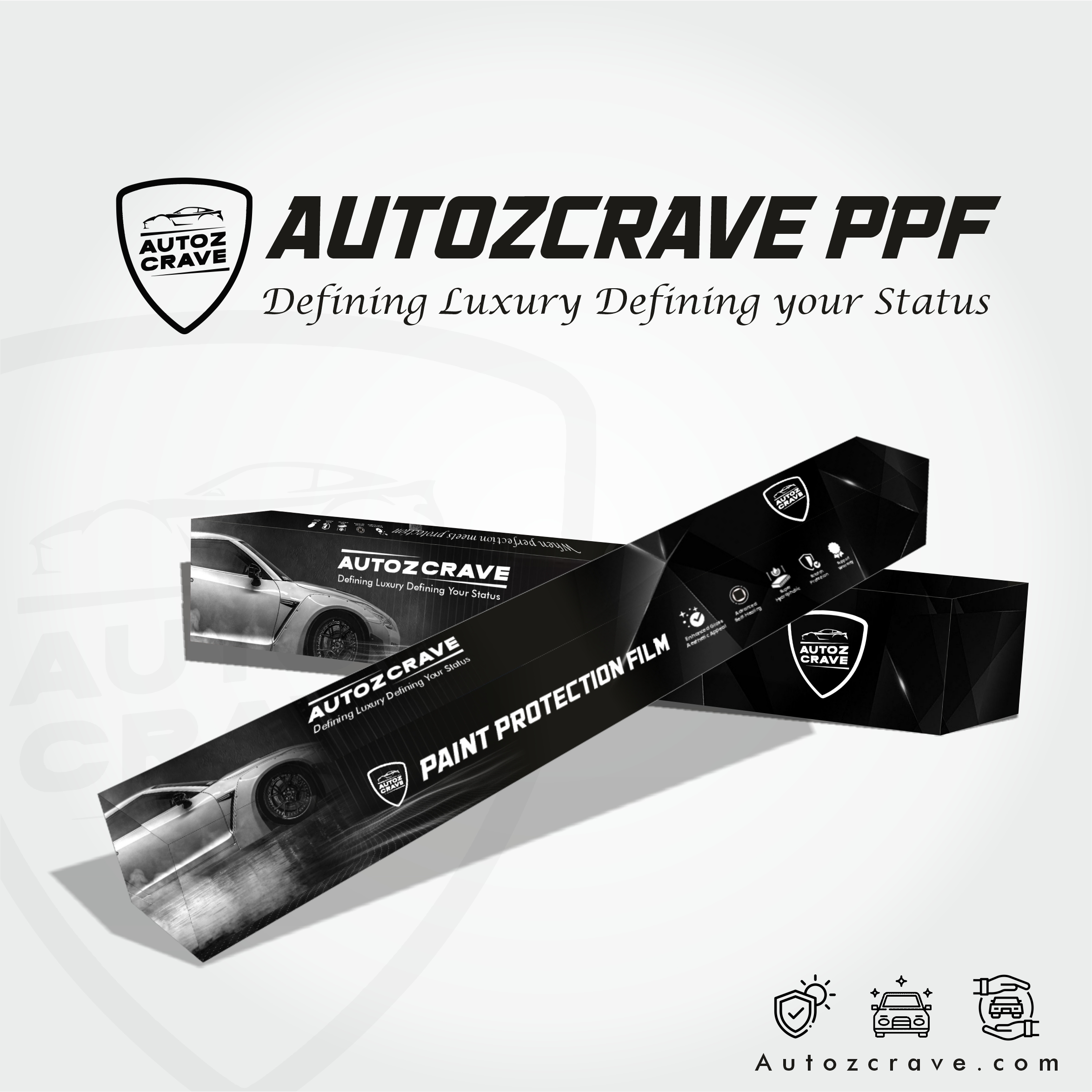PAINT PROTECTION FILM BY AUTOZCRAVE PPF HEAT SELF-HEALING (H-190)